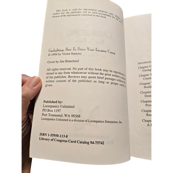 Gaslighting how to drive your enemies crazy by Victor Santoro 1559501138 - Picture 6 of 7